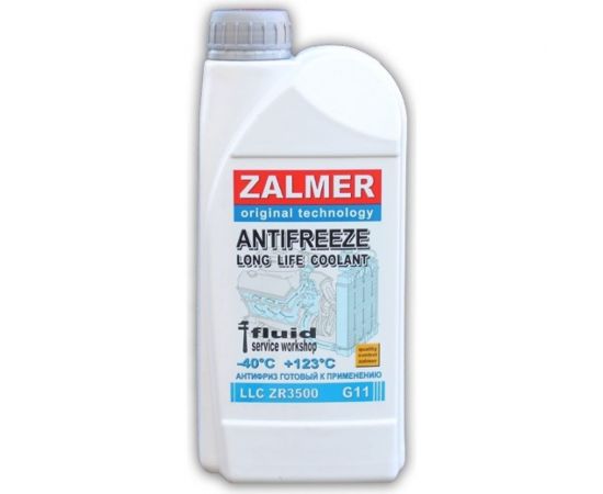 Антифриз ZALMER Antifreeze ZR3500 LLC G11 синий -35С, 1кг ZR35L001 