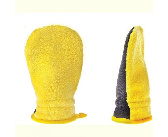 Рукавица для ухода за автомобилем Mr. Wash микрофибра+сетка 48/12 71533 
