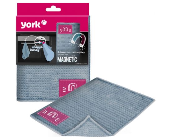 Салфетка из микрофибры YORK МагнитСистема 40x50 с магнитом 026260 