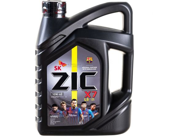 Моторное масло синтетическое X7 LS 10w40, 4л ZIC 162620 