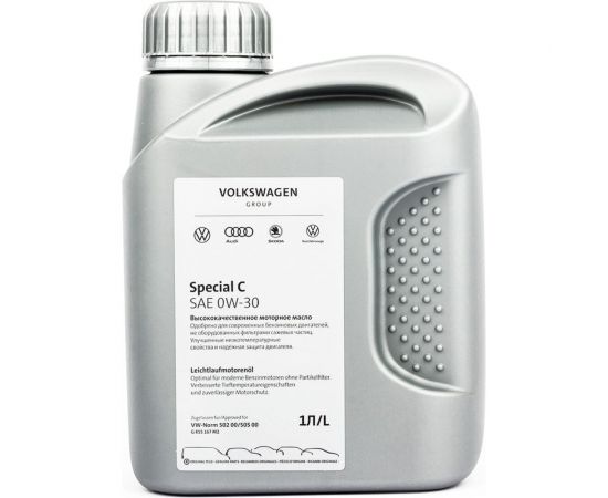Моторное масло VAG VW/Audi/Skoda/Seat SPECIAL С 0W-30, синтетическое, 1 л GR55167M2 