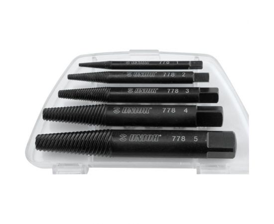Набор экстракторов винтов Unior 3-18М, в пластиковой коробке 3838909168203 