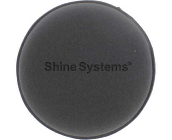 Поролоновый аппликатор Shine systems Wax Pad черный круглый 10 см SS818 