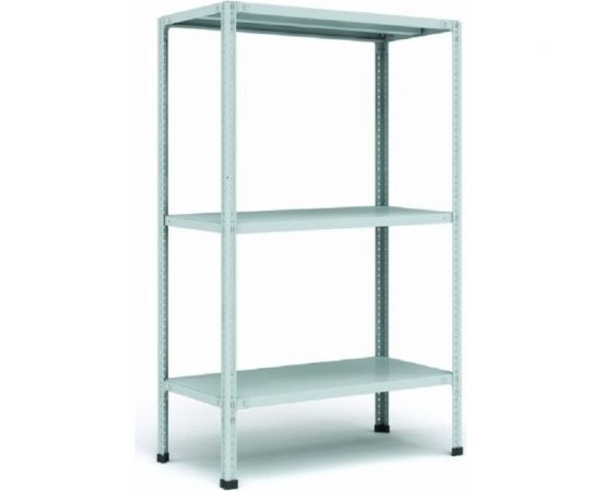 Стеллаж ООО ФУРАМА СТФЛ 1000х1000х500 мм, 3 полки, серый СТФЛ101050-3 
