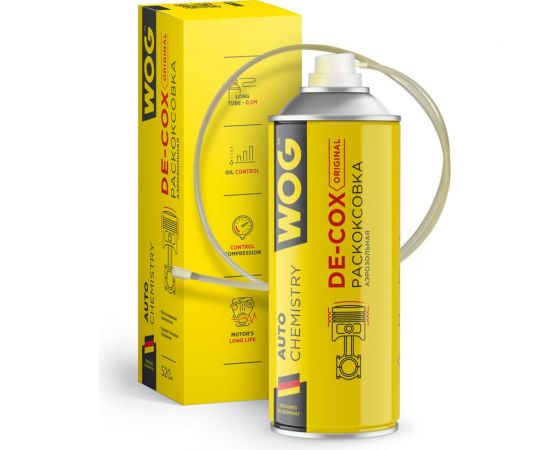 Раскоксовка двигателя WOG DE-COX ORIGINAL 520 мл WGC0375 