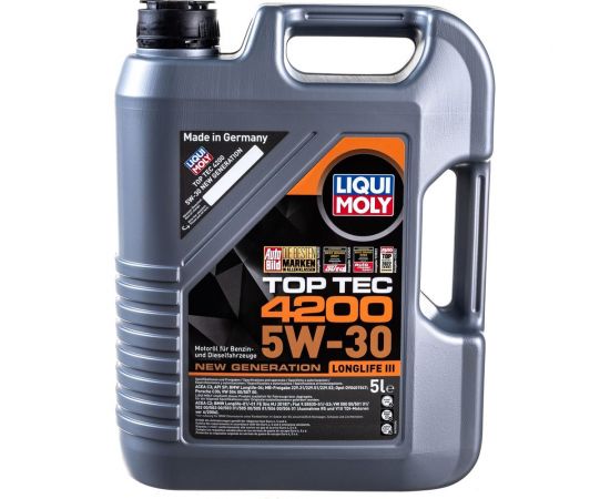 НС-синтетическое моторное масло LIQUI MOLY Top Tec 4200 5W-30 5л 7661 