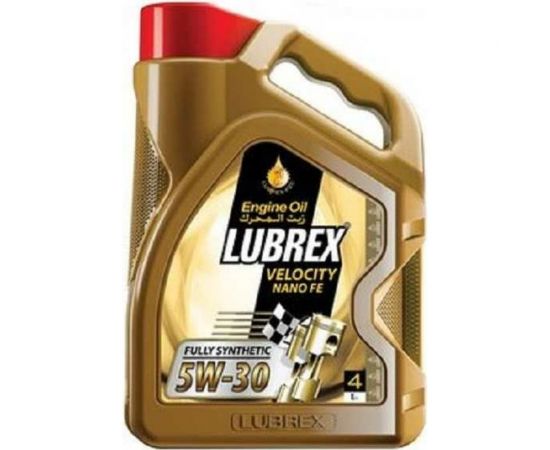 Синтетическое моторное масло LUBREX VELOCITY NANO FE 5W-30, 4л 124536 