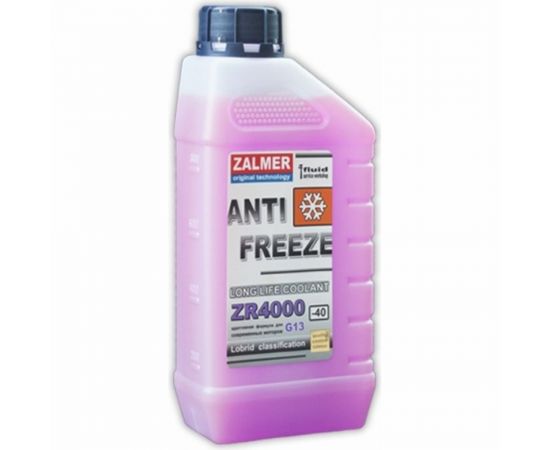 Антифриз ZALMER Antifreeze ZR4000 LLC G13 фиолетовый -40С 1кг ZR40V001 – изображение 2