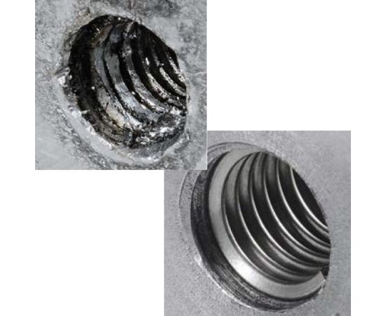 Резьбовая вставка VOELKEL М 8.0x1.25 3.0xD 6h, 1шт. V07611 – изображение 3