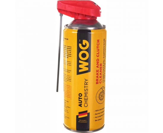 Очиститель тормозов и деталей сцепления WOG с профессиональным распылителем 2 в 1, 520 мл WGC0345 – изображение 3