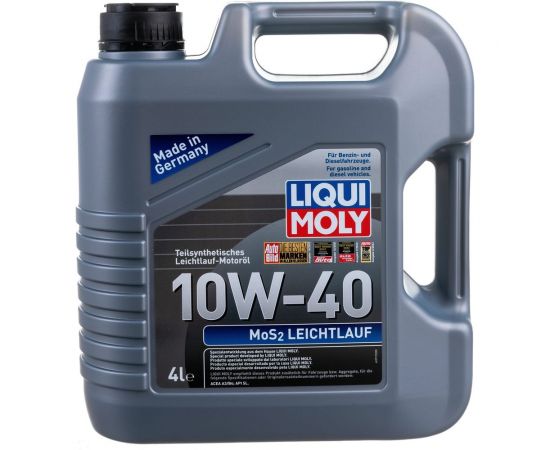 Полусинтетическое моторное масло 4л 10W-40 MoS2 LIQUI MOLY Leichtlauf 1917 – изображение 4