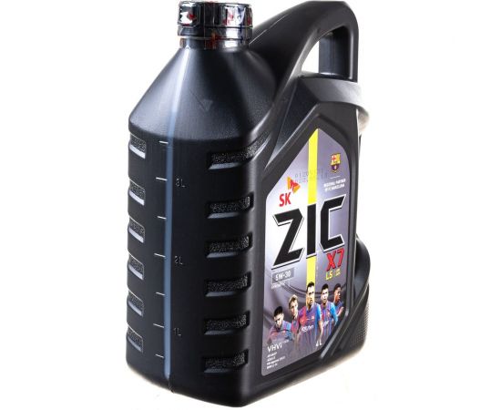 Масло (синтетическое; X7 LS; 5w30; SN/CF; 4 л; С3) для легковых авто ZIC 162619 – изображение 4