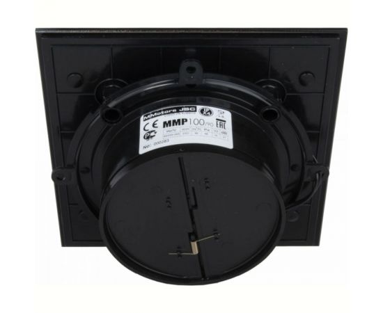 Вытяжной бесшумный вентилятор для ванной MMOTORS JSC ММР 100 стекло черный глянец, тонкий 0788 – изображение 4