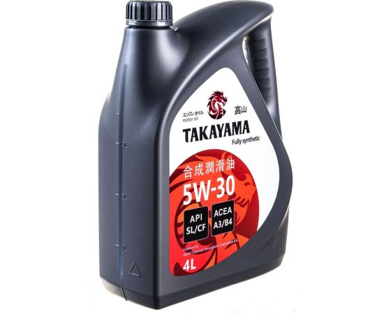 Моторное масло Takayama SAE 5W30, API SL/CF, 4 л 605522 – изображение 5