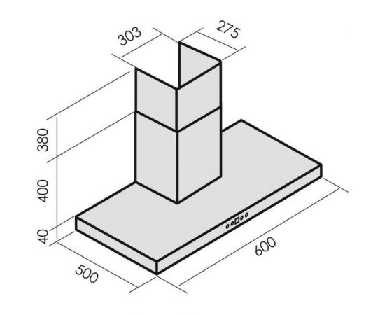Кухонная вытяжка MBS MUSA 160 INOX 3859 – изображение 8