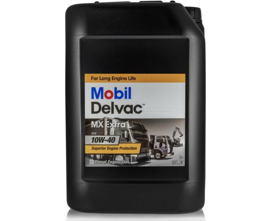 Моторное масло MOBIL Delvac MX Extra 10W40 полусинтетическое 20 л 152673 