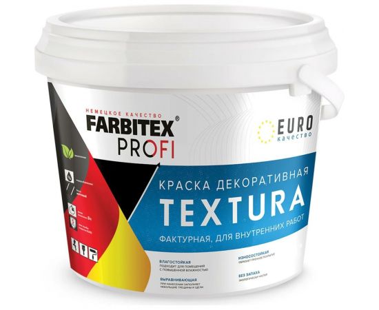 Акриловая декоративная краска Farbitex Textura (фактурная; 15 кг) 4300008184 