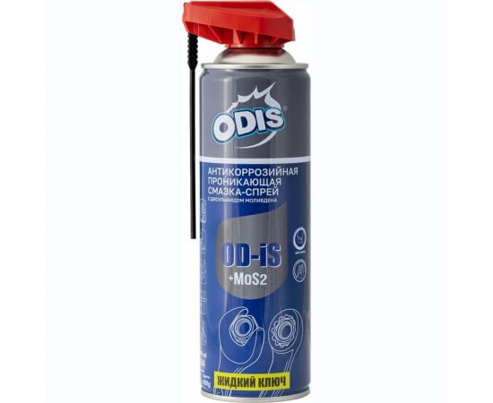 Антикоррозийная смазка-спрей ODIS De-Rust and Lubricating OD-IS+MoS2, 500мл Ds4501 