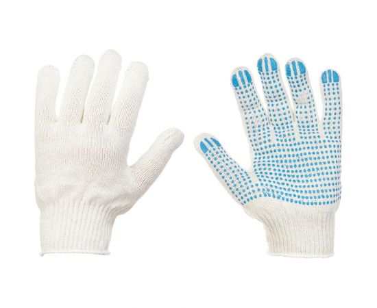 Рабочие перчатки БиБип х/б с ПВХ BB-605 