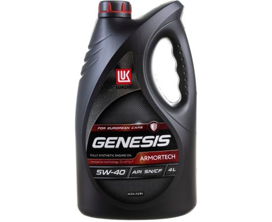 Моторное масло Лукойл GENESIS ARMORTECH 5W-40, 4 л 3148675 