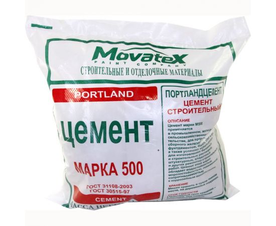 Цемент Movatex Д0 М500 3 кг Т02385 