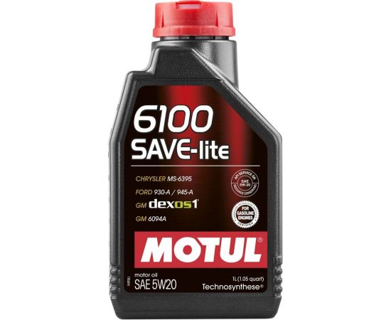 Моторное масло 6100 SAVE-LITE 5W20 1 л MOTUL 108009 