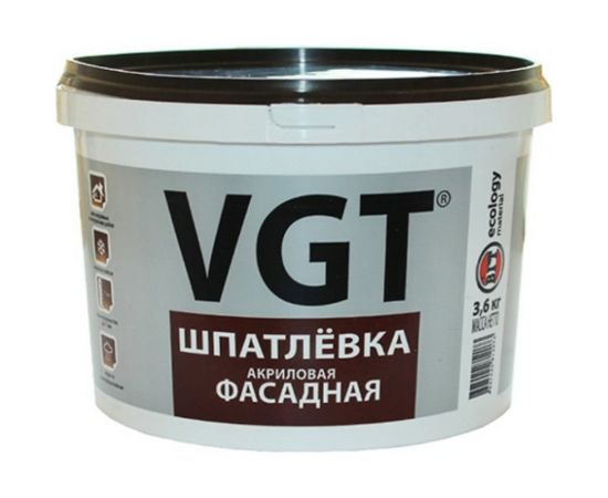 Фасадная шпатлевка 3.6 кг VGT 11602946 