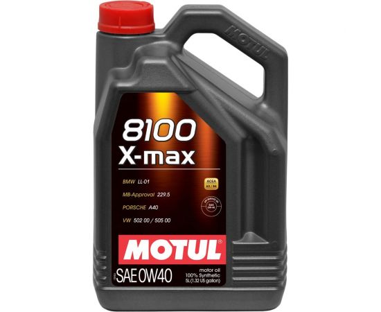 Синтетическое масло 8100 X-max SAE 0W40 5л MOTUL 104533 