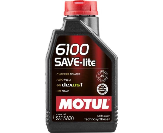 Моторное масло 6100 SAVE-LITE 5W30 1 л MOTUL 107956 