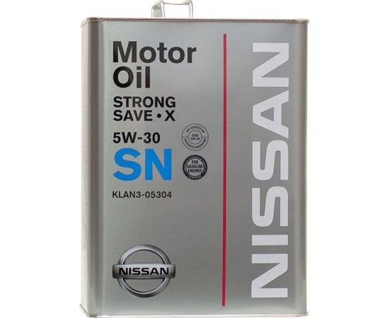 Моторное масло NISSAN SN, 5W-30, 4 л KLAN5-05304 