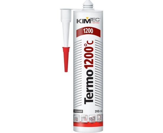 Герметик KIM TEC Termo 1200С черный, 310 мл 11590181 