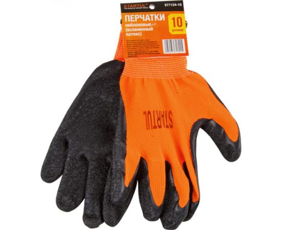 Нейлоновые перчатки с латексным покрытием STARTUL размер 10 ST7124-10 