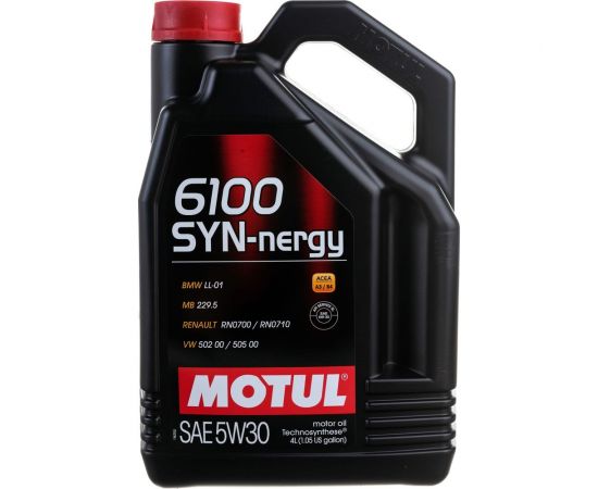 Моторное масло 6100 SYN-NERGY 5W30 4 л MOTUL 107971 