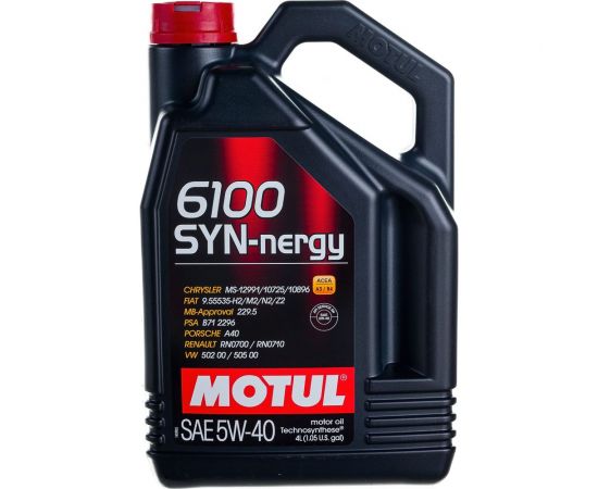 Моторное масло 6100 SYN-NERGY 5W40 4 л MOTUL 107978 