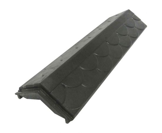 Парапет на забор ООО ТК ""Титан"" Тетто Элит Чешуя 125 мм, черный 51166ЧЧЭ 