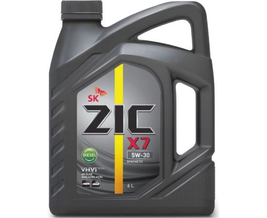Масло (синтетическое; X7 5w30; Diesel; SL/CF; 6 л; A3/B3, A3/B4) для легковых авто ZIC 172610 