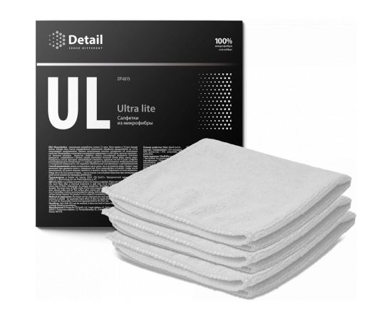 Салфетка из микрофибры Detail Ultra Lite 3 шт., 40х40 см DT-0215 