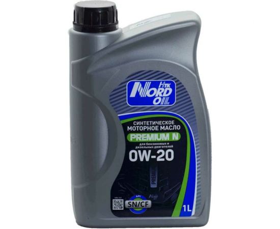 Моторное масло NORD OIL Premium N 0W-20 SN/CF 1 л NRL101 