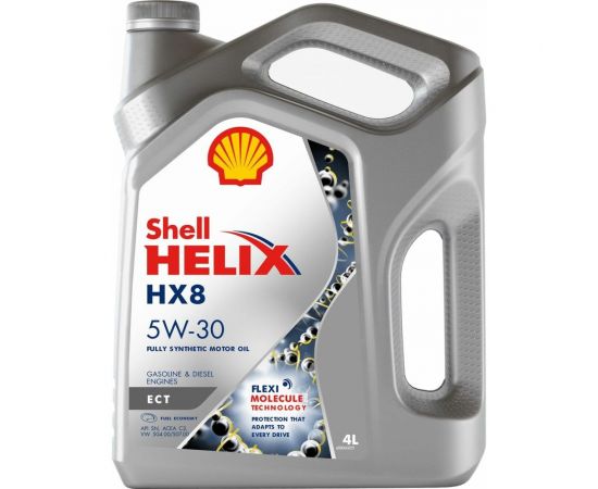 Моторное масло SHELL Helix HX8 Synthetic ECT C3, 5w30, 4 л 550045056 