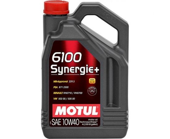Моторное масло 6100 Synergie+ 10W40 4 л MOTUL 109463 