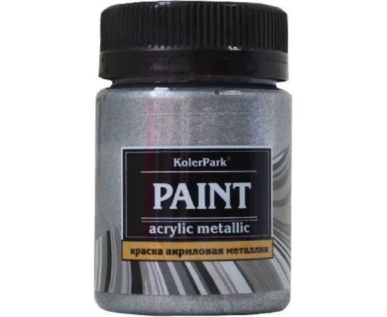 Краска акриловая декоративная серебро темное металлик Palizh Koler Park 50 мл КР.139-0,05 11606980 