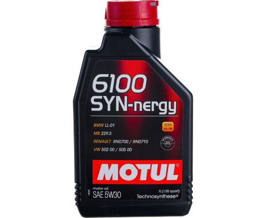 Моторное масло 6100 SYN-NERGY 5W30 1 л MOTUL 107970 – изображение 2