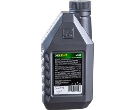 Моторное масло OILRIGHT М8В SAE 20W20, API CB/SD, 1 л 2486 – изображение 2