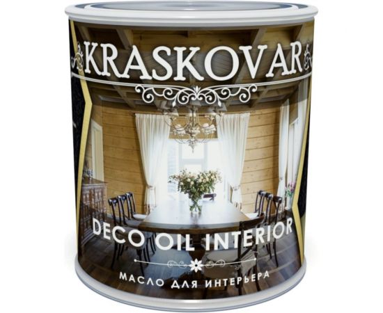 Масло для интерьера Kraskovar Deco Oil Interior туманный лес, 0.75 л 1261 – изображение 2
