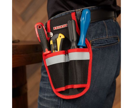 Кобура для инструмента REXANT 2 отделения RE-2U 12-5604 – изображение 2