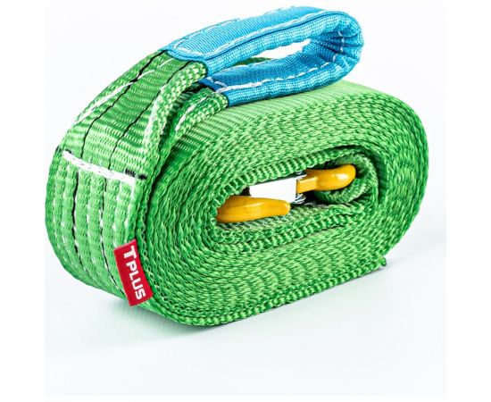 Буксировочный трос Tplus 6 т, 6 м, крюк/петля T000106 – изображение 3