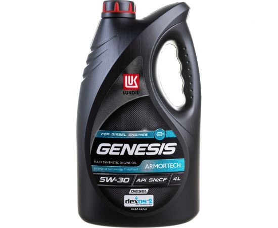 Моторное масло Лукойл GENESIS ARMORTECH DIESEL 5W-30, 4 л 3149855 – изображение 4