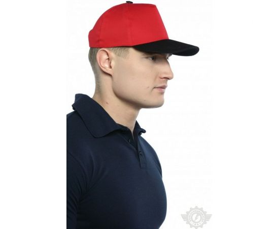 Кепи СОЮЗСПЕЦОДЕЖДА красно-черная 2140005507017 – изображение 4
