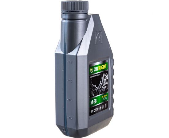 Моторное масло OILRIGHT М8В SAE 20W20, API CB/SD, 1 л 2486 – изображение 4