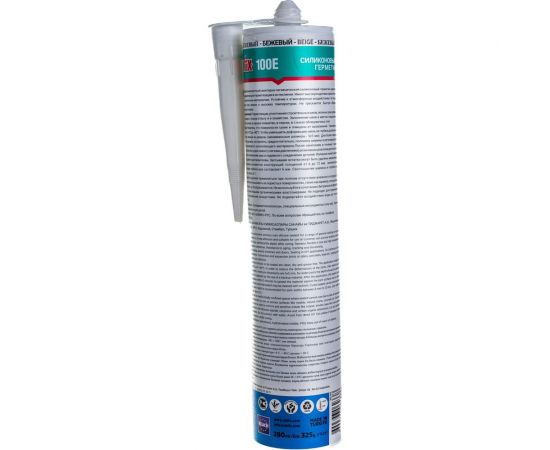 Универсальный силиконовый герметик Akfix 100E, бежевый, 280 мл SA045 – изображение 5